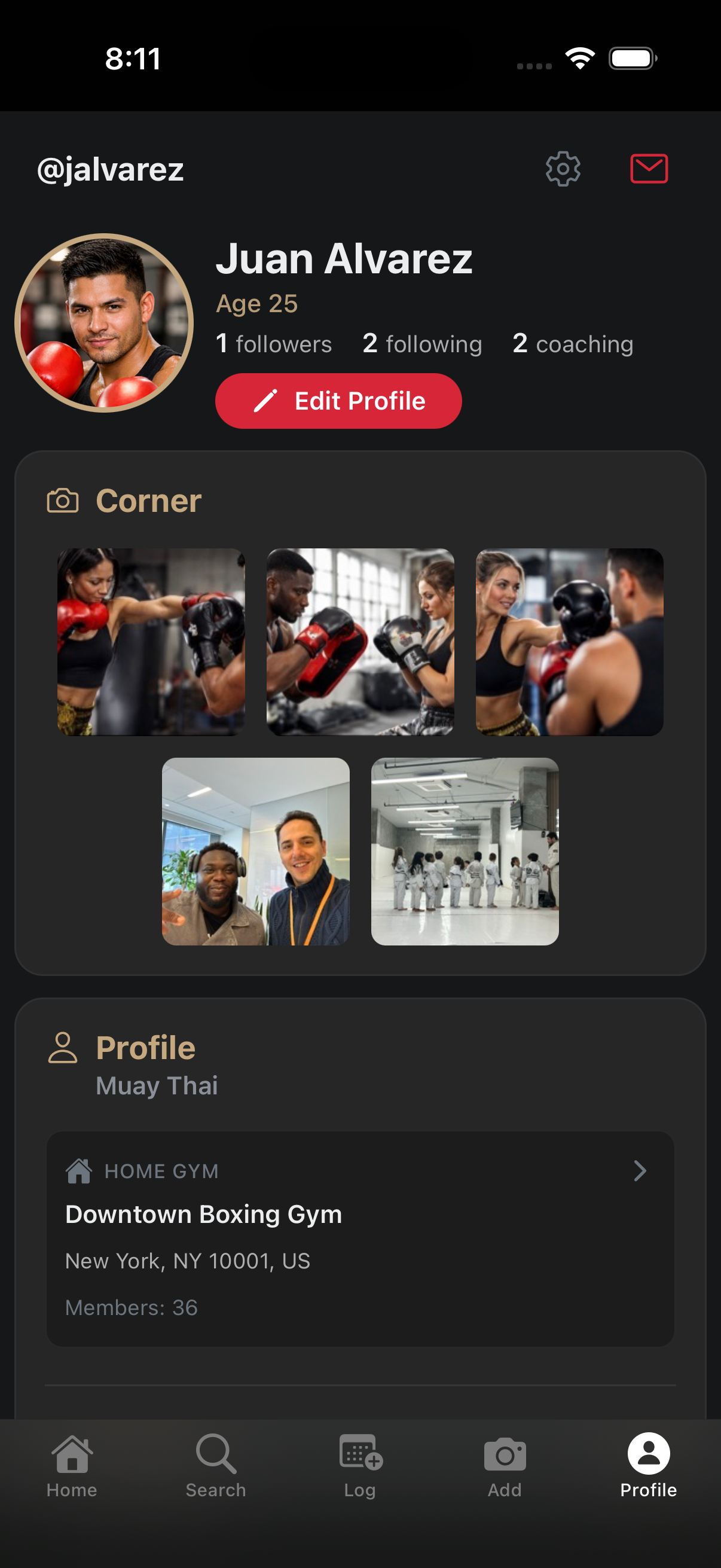 SeventhFlow Profile - Your martial arts identity